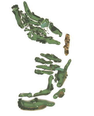 La Cañada Golf Club - Course Map
