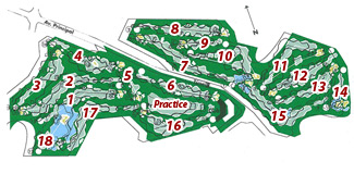 Almerimar Golf - Course Map