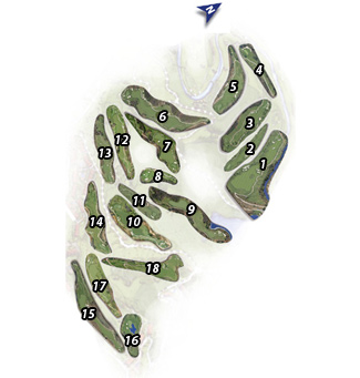 La Cala America - Course Map